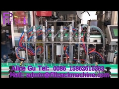 Hand Sanitizer 8 heads filling Capping Machine with PET bottle feeder
