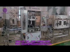 1912 এম 6 স্বয়ংক্রিয় একক মাথা আর্ম লেবেলিং মেশিন 150 বিপিএম 250 বিপিএম সঙ্কুচিত টানেল সহ