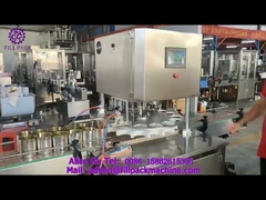 1959 O49 টিনপ্লেট ক্যান ডাবল মাথা নাইট্রোজেন গ্যাস ভর্তি এবং সিলিং মেশিন