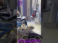 1963 O52 চা ক্যানস্টার একক মাথা ভ্যাকুয়াম নাইট্রোজেন ফিলিং সিলিং মেশিন