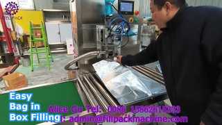 2109 L14 সেমি-অটোমেটিক সিঙ্গেল-হেড ব্যাগ-ইন-বক্স ফিলিং এবং সিলিং মেশিন