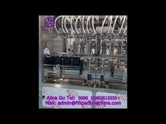 2155 J112 লিনিয়ার স্প্লিট-টাইপ পিস্টন লুব্রিকেন্ট 16-স্টেশন ফিলিং এবং ক্যাপিং প্রোডাকশন লাইন