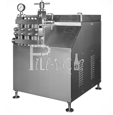 জুস মিল্কের জন্য 3000LPH 25MPa মাইক্রোফ্লুইডিক্স হাই প্রেসার হোমোজেনাইজার