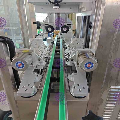 স্বয়ংক্রিয় একক মাথা হাতা লেবেলিং মেশিন 150BPM 250BPM সঙ্কুচিত সুড়ঙ্গ সহ