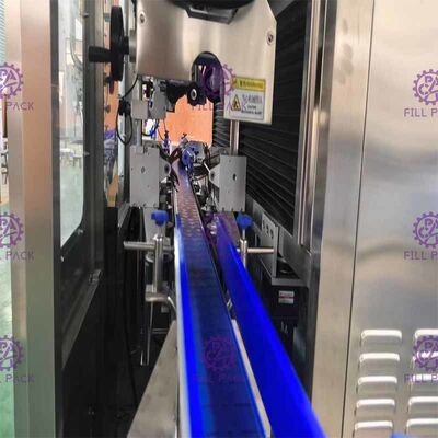 সম্পূর্ণ স্বয়ংক্রিয় সঙ্কুচিত হাতা লেবেলিং মেশিন বাষ্প সঙ্কুচিত সঙ্গে শরীরের জন্য ডবল মাথা