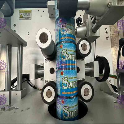 নিয়মিত স্টেইনলেস স্টীল স্বয়ংক্রিয় লেবেল মেশিন পিএলসি কন্ট্রোল