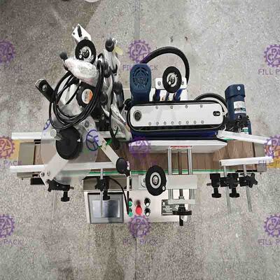 হট ফয়েল কোডিং সহ 3000BPH টেবিল শীর্ষ স্বয়ংক্রিয় আঠালো স্টিকার