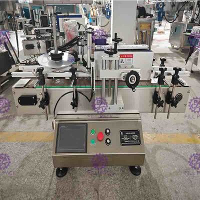 হট ফয়েল কোডিং সহ 3000BPH টেবিল শীর্ষ স্বয়ংক্রিয় আঠালো স্টিকার