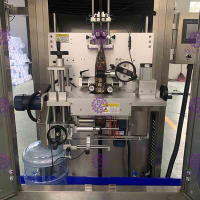 একক হেড নেক লেবেলিং গ্যালন লেবেলার মেশিন সম্পূর্ণ অটোমেশন 300BPM