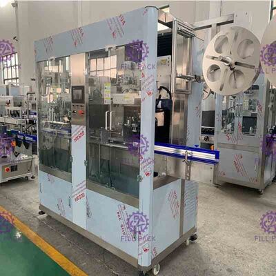 ডাবল হেড স্ট্রেচ স্লিভ অ্যাপ্লিকেটার মেশিন পিএলসি প্রোগ্রামেবল কন্ট্রোল