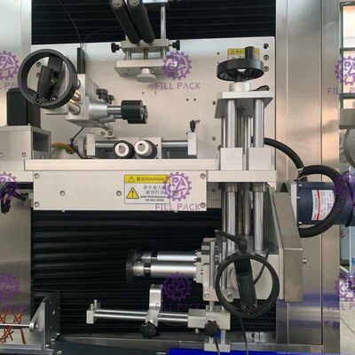 1L পেট বোতল লেবেলিং মেশিন প্যানাসনিক মোটর হাতা আবেদনকারী 400BPM