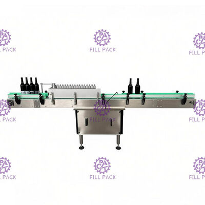 গোলাকার গ্লাস জার স্বয়ংক্রিয় লেবেল মেশিন হাই স্পিড ভিজা আঠালো