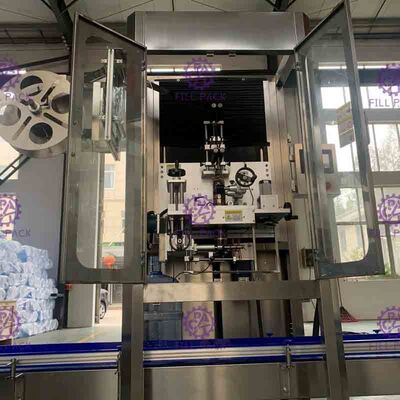 0-50বিপিএম স্টেইনলেস স্টীল গ্যালন রহমান লেবেল মেশিন পিএলসি কন্ট্রোল