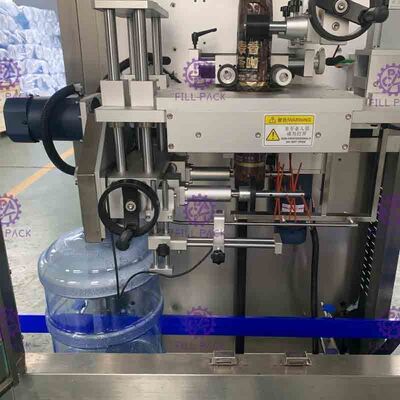 0-50বিপিএম স্টেইনলেস স্টীল গ্যালন রহমান লেবেল মেশিন পিএলসি কন্ট্রোল