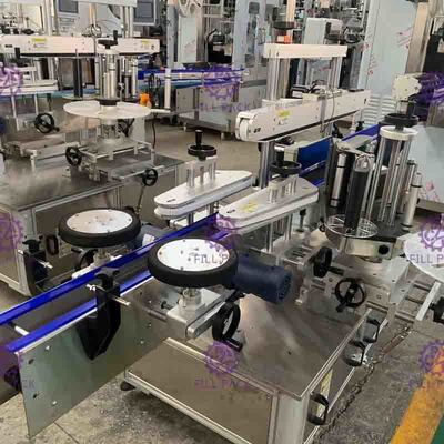 স্ব আঠালো পিইটি / প্লাস্টিক স্টিকার স্কয়ার ফ্ল্যাট বোতল লেবেলিং / লেবেলার মেশিন / সরঞ্জাম / উদ্ভিদ / সিস্টেম