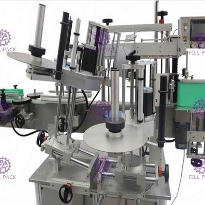 গ্লাস বিয়ার বোতল যথার্থতা জন্য ডবল পার্শ্বযুক্ত স্টিকার লেবেল মেশিন +/- 1mm