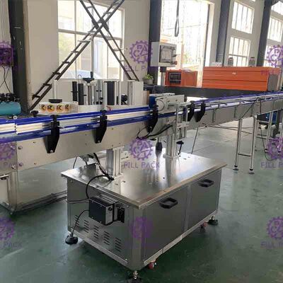 ছোট বৃত্তাকার বোতল জন্য 1800bph একক পাশ আঠালো লেবেলিং মেশিন