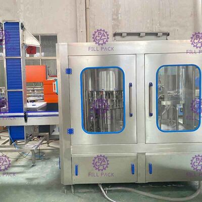 পিএলসি Monoblock পানীয় জল ভর্তি উদ্ভিদ পানীয় ওয়াশিং মেশিন ক্যাপিং ভর্তি