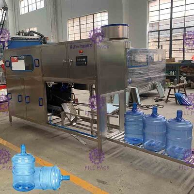 Monoblock 5 গ্যালন জল ফিলিং মেশিন, পিপা জল উত্পাদনের লাইন