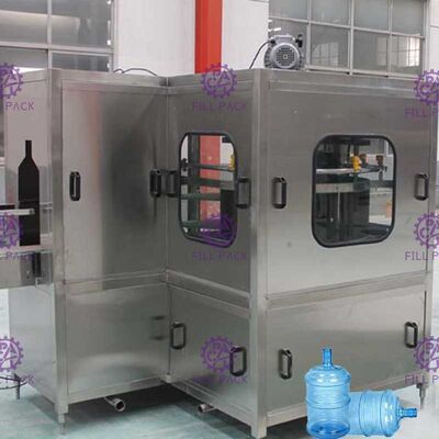 9.75Kw 900BPH 5 ওয়াশার ফিলার সীলার দিয়ে গ্যালন ওয়াটার ফিলিং মেশিন
