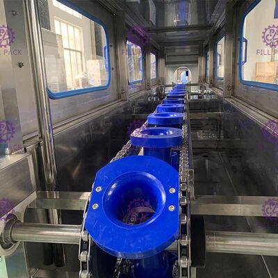 SUS304 5 গ্যালন জল ভর্তি মেশিন / লাইন, 200BPH বিশুদ্ধ পানি ভর্তি মেশিন