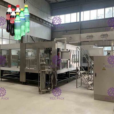 পিএটি বোতল জন্য 1 কার্বনেটেড পানীয় ভর্তি মেশিন মধ্যে 3 পিএলসি নিয়ন্ত্রণ 3