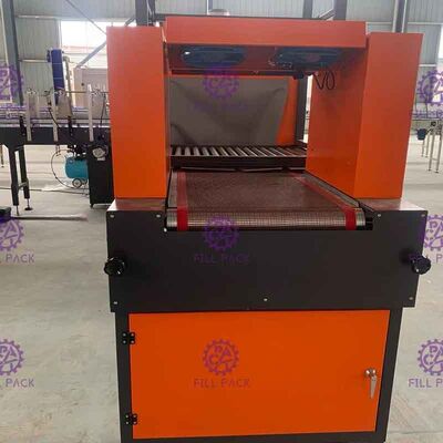 জুস কোলার জন্য 10 পিসি / ন্যূনতম বোতল সঙ্কুচিত মোড়ানো মেশিন টাচ স্ক্রিন