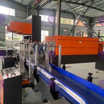 জুস কোলার জন্য 10 পিসি / ন্যূনতম বোতল সঙ্কুচিত মোড়ানো মেশিন টাচ স্ক্রিন