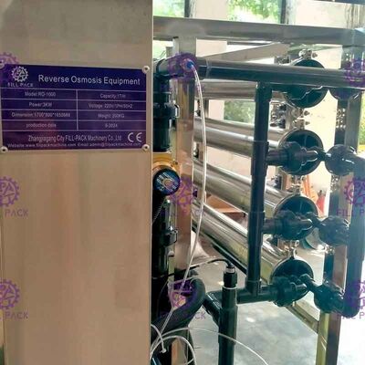 1000LPH UF পানীয় বিশুদ্ধ পানি বিশুদ্ধকরণ সিস্টেম