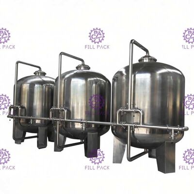 আরবি পানীয় জল চিকিত্সা সিস্টেম স্টেইনলেস স্টীল 3000L প্রতি ঘন্টায়