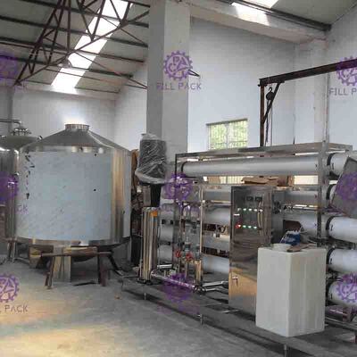 আরবি পানীয় জল চিকিত্সা সিস্টেম স্টেইনলেস স্টীল 3000L প্রতি ঘন্টায়