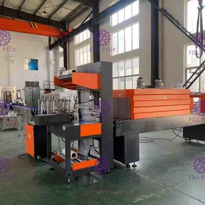 5000BPH খনিজ জলের প্লাস্টিকের বোতল সঙ্কুচিত প্যাকিং মেশিন