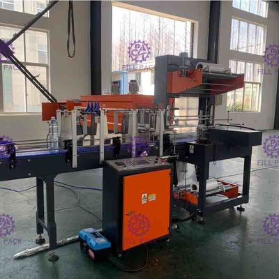 5000BPH খনিজ জলের প্লাস্টিকের বোতল সঙ্কুচিত প্যাকিং মেশিন