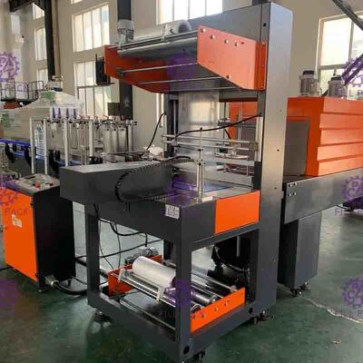 5000BPH খনিজ জলের প্লাস্টিকের বোতল সঙ্কুচিত প্যাকিং মেশিন