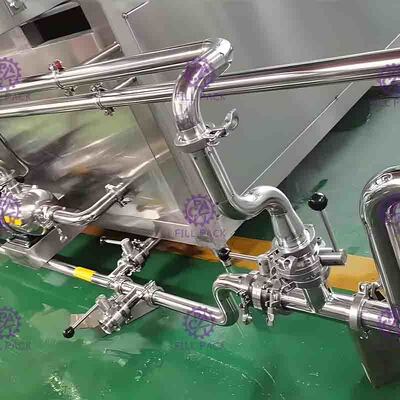 বোতলজাত বোতল প্যাকিং মেশিন স্থানচ্যুত রস Pasteurizer স্প্রে Nozzles সঙ্গে পুনর্ব্যবহারযোগ্য