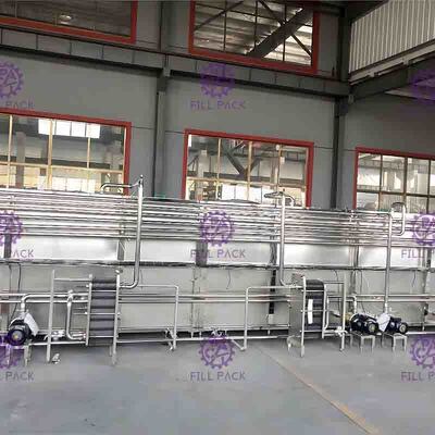 গরম ভর্তি রহমান বোতল প্যাকিং মেশিন নির্বীজনকারী বাষ্প তাপ নিরোধক স্তর