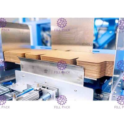 ফিল্ম মোড়ানোর সঙ্কুচিত করার জন্য ডাবল সারির স্বয়ংক্রিয় বোতল প্যাকেজিং মেশিন