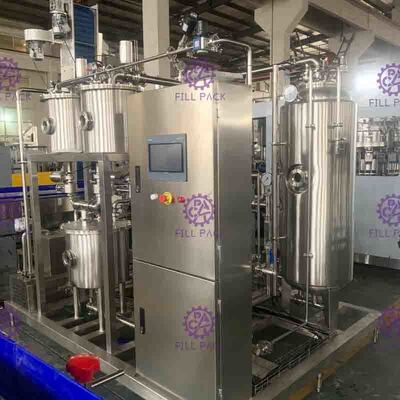 উচ্চ অনুপাত নরম পানীয় মেকিং মেশিন 9000 L / সি CO2 পানীয় সঙ্গে