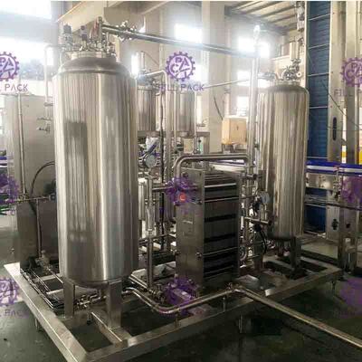 উচ্চ অনুপাত নরম পানীয় মেকিং মেশিন 9000 L / সি CO2 পানীয় সঙ্গে