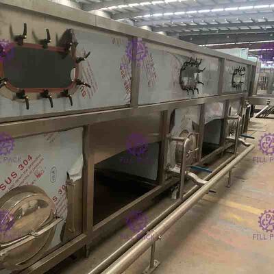 পানীয় উত্পাদনের লাইন জন্য স্বয়ংক্রিয় বোতল প্যাকিং মেশিন নির্বীজনকারী