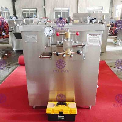 জুস মিল্কের জন্য 3000LPH 25MPa মাইক্রোফ্লুইডিক্স হাই প্রেসার হোমোজেনাইজার