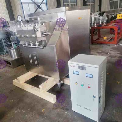 জুস মিল্কের জন্য 3000LPH 25MPa মাইক্রোফ্লুইডিক্স হাই প্রেসার হোমোজেনাইজার