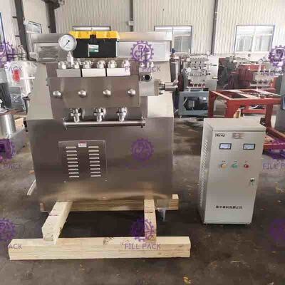 জুস মিল্কের জন্য 3000LPH 25MPa মাইক্রোফ্লুইডিক্স হাই প্রেসার হোমোজেনাইজার