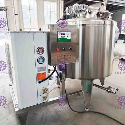 6000L টাটকা দুধ ডাইরেক্ট কুলিং রেফ্রিজারেটর সিস্টেম SUS304 জ্যাকেট স্টোরেজ ট্যাঙ্ক অনুভূমিক প্রকার