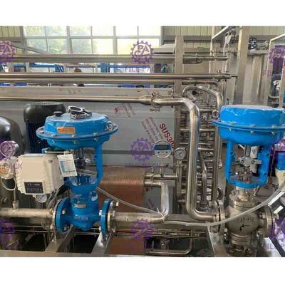 3T/H UHT প্লেট টাইপ স্টেরিলাইজার মেশিন সহজ অপারেশন