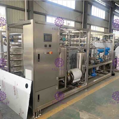 3T/H UHT প্লেট টাইপ স্টেরিলাইজার মেশিন সহজ অপারেশন