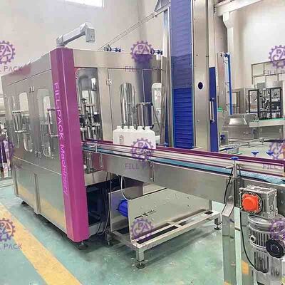 স্বয়ংক্রিয় মনোব্লক 6000BPH বোতল ইন্টিগ্রাল 3-ইন-1 ওয়াশিং-ফাইলিং-ক্যাপিং মিল্ক ফিলিং মেশিন / ডিভাইস