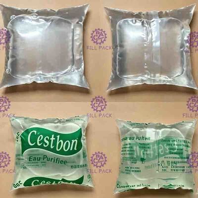 স্যাচেট পাউচ ব্যাগ 1000L লিকুইড ওয়াটার ফিলিং মেশিন ওয়াটার ব্যাগিং লাইন