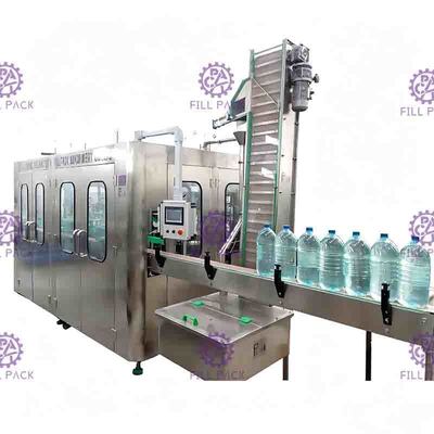 3L / 5L / 10L প্লাস্টিক বোতল জল ভর্তি মেশিন খনিজ 3 ইন 1 1500BPH