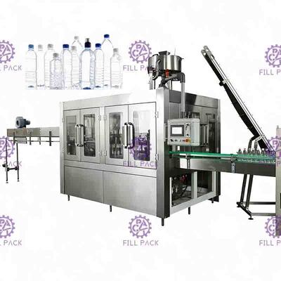 স্বয়ংক্রিয় 2000ml 3 ইন 1 PET জল ভর্তি মেশিন